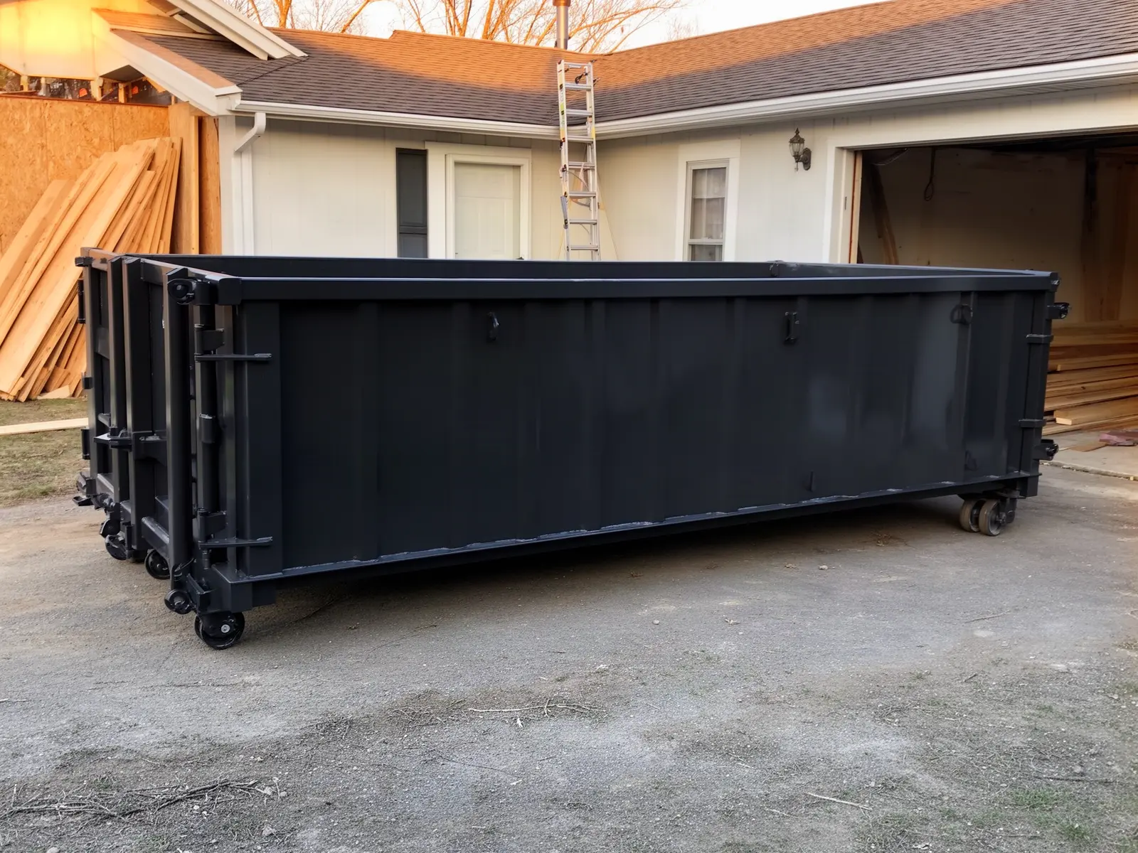 Roll-off dumpster from Big Richie's Dumpster Rental in Concord, CA